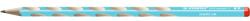 STABILO Easy Slim HB jobbkezes kék grafitceruza (326/02-HB) - officedepot