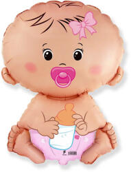  Fólia lufi, mini forma, bébi girl, 14"