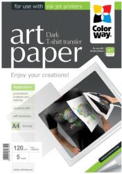 colorway Art Paper, vasalható, 5 db (PTD120005A4)