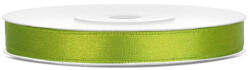  Dekor szaténszalag, almazöld, 6mm/25m