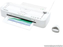SilverCrest SLG 350 D2 WH A4-es hideg - meleg lamináló, laminátor, laminálógép görgős papírvágóval, 30 db lamináló fóliával, fehér, 380 W