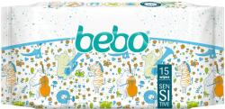 Bebo Șervețele umede Bebo - Sensitive, 15 buc (1378)