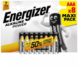 Energizer Power, Alkáli Mikro elem, AAA, 8db/csomag (9941-8)