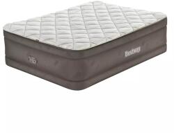 Bestway Fortech dupla felfújható matrac, cipzáras huzat és integrált elektromos pumpa, 203 x 152 x 51 cm
