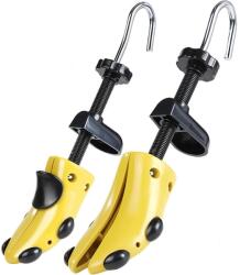 Velixo 2db Velixo® cipőtágító készlet, széles és hosszúkás, lábbelik, cipők, Adidas, univerzális, ABS anyag rugós, állítható, uniszex, 40-47 méret, sárga/fekete (ED243)