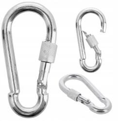 Nils Camp Kulcstartó Karabiner Nagy Hinta Hegymászó Csavarozható 10mm (NB5042)