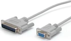 ProXtend Cablu DB9 RS232 (Mama) la DB25 (Tata), 1.8m, Gri (PX-RS2329M25F-018)