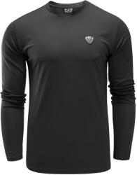 Giorgio Armani Hosszú ujjú férfi póló EA7 Emporio Armani Viscose, M-es méretű, fekete (8NPT17-PJRGZ-1200_M)