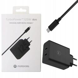 Motorola Hálózati Töltő Dual Port 2xUSB-C Motorola Turbopower MDC-1252 125W (PG38C06632)