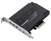 ASUS ThunderboltEX 5 bővítőkártya - két Thunderbolt 5 USB-C port, DisplayPort 2.1, PCIe 4.0 x4 interfész (90MC0E50-M0EAY0)