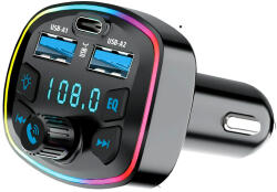 Forever Bluetooth Fm transmitter TR-360 fekete (GSM179081)