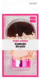 Kiss Pensula de machiaj Ruby Kisses Kabuki Brush, 1 bucata, Kiss