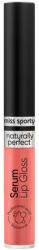 Miss Sporty Gloss pentru buze Serum Naturally Perfect Peachy Pink 40, 2.3 ml, Miss Sporty