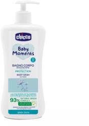 Chicco Gel de dus fara lacrimi Baby Moments 0luni+, 750ml, Chicco