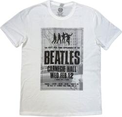 The Beatles Ing Tour '64 Carnegie Hall Unisex White M (BEATTEE652MW02)