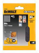  Csiszolólap 115x115 80G szemcsefinomság 5db/csomag (DTM3022-QZ)