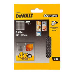  Csiszolólap 115x115 120G szemcsefinomság 5db/csomag (DTM3023-QZ)