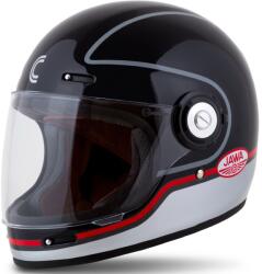 Cassida Integrált sisak motorkerékpárhoz Cassida Fibre Jawa Sport fekete-ezüst-piros