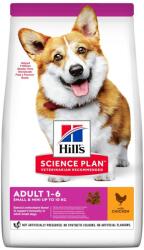 Hill's Hill' s Science Plan Canine Adult Small & Mini Chicken 10 kg + 4 kutyakonzervek GRÁTISZ