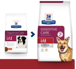 Hill's Hill' s Prescription Diet Canine i/d AB+ 12 kg + 4 kutyakonzervek GRÁTISZ