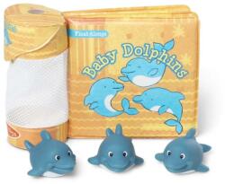 Melissa & Doug Fürdőjáték: Vízálló könyv, bébi delfinek - Melissa & Doug