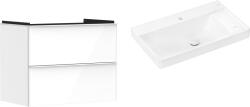 Hansgrohe Készlet szekrény Hansgrohe Xelu Q 54027700, mosdótál Hansgrohe Xelu Q 61025450