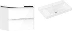 Hansgrohe Készlet szekrény Hansgrohe Xelu Q 54027700, mosdótál Hansgrohe Xelu Q 61030450