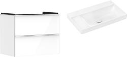Hansgrohe Készlet szekrény Hansgrohe Xelu Q 54027700, mosdótál Hansgrohe Xelu Q 61032450