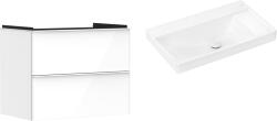 Hansgrohe Készlet szekrény Hansgrohe Xelu Q 54027700, mosdótál Hansgrohe Xelu Q 61026450