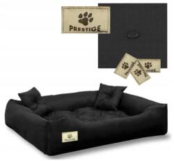AIO Prestige fekete, vízlepergető kutya- és macskafekhely 100×75/80×60 cm 2 párnával (81149)