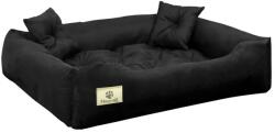 AIO Prestige vízlepergető kutya-macska fekhely 145×115 cm, fekete, 2 párnával (81832)