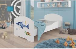 ADRK Ágy matraccal PEPE SEA ANIMALS 140x70, Fehér - sprintbutor