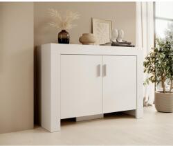 ADRK Komód 2D 120 CESIRO, Fehér, Fehér