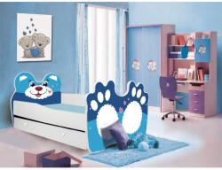 ADRK Ágy matraccal és fiókkal BEAR BLUE 160x80, Kék
