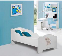 ADRK Ágy matraccal AMADIS DOG 140x70, Fehér - sprintbutor