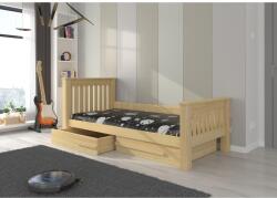 ADRK CARMEL ágy 200x90, Natúr fenyő, Natúr fenyő