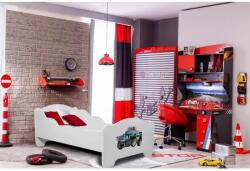 ADRK Ágy matraccal AMADIS POLICE 160x80, Fehér - sprintbutor
