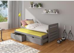 ADRK Dupla ágy TOMI 200x90, Grafitszürke