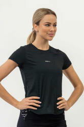 Nebbia FIT Activewear T-Shirt Airy with Reflective Logo 438 black Női póló M