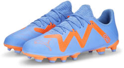 PUMA FUTURE Play FG/AG Fußballschuhe Jugendliche PUMA Blue Glimmer White Ultra Orange fehér|narancssárga|színes|sárga