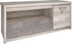 TEMPO KONDELA TV állvány 1D1S, nairobi gesztenye/onix, JESI NEW - kondela