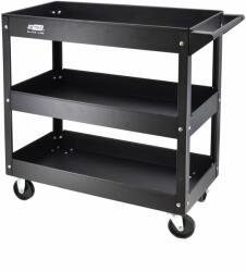 Awtools Műhelykocsi 3 polccal 130g Fekete (AW15090BL)