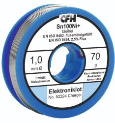 CFH EL 324 elektronikai forrasztóón, ólommentes, 70 g/tekercs (52324) - balajtigepshop