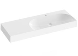 RAVAK Lite 120/80 mosdó bal fehér, túlfolyó nélkül, csaptelep furattal XJXL1212000
