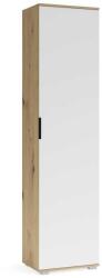 Halmar Walker előszobaszekrény 50 cm, artisan tölgy / fehér