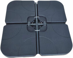 AKORD UB50X50 HDPE Napernyőtalp Fekete (AKO-PODPARAUB50X50) - prodis