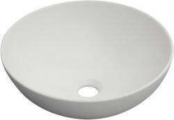 INVENA Tinos, kerámia munkalap mosogató 39, 5x39, 5x13, 5 cm, fehér matt, INV-CE-43-001-C (INV-CE-43-001-C)