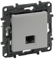 Legrand NiloéStep adatcsatlakozó dugalj UTP RJ45 8(8) Cat6A(IEC) alumínium LEGRAND - 863367 (863367)