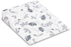 Sensillo refluxpárna huzat 38x30cm - Szürke virág - babyshopkaposvar