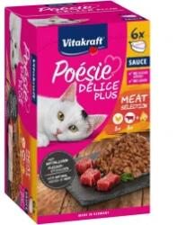 Vitakraft Poésie Delice Plus Macska Alutál multipack Csirke és Marha 6x85g - premiumeledel